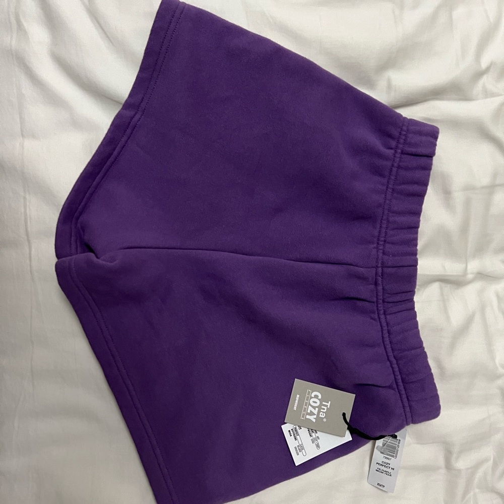 TNA ARITZIA COZY FLEECE 3” SHORTS (NWT)